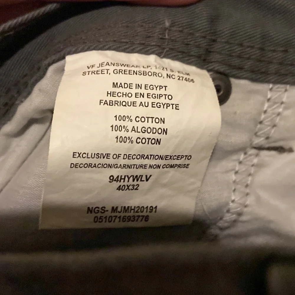 Wrangler Gray Jeans/Pants Mens Size 40x32 🔥